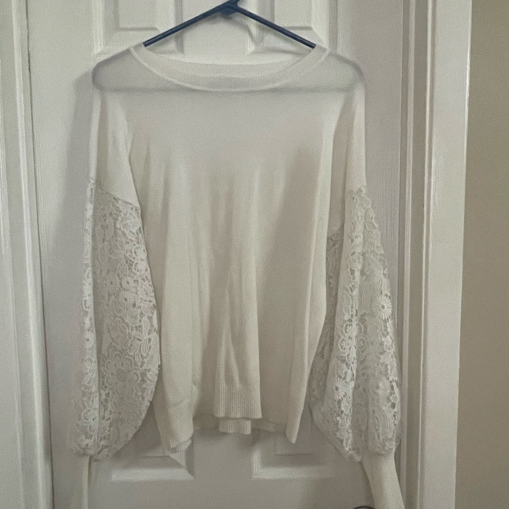 White long sleeve shirt